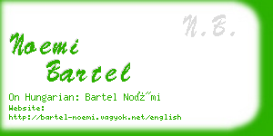 noemi bartel business card